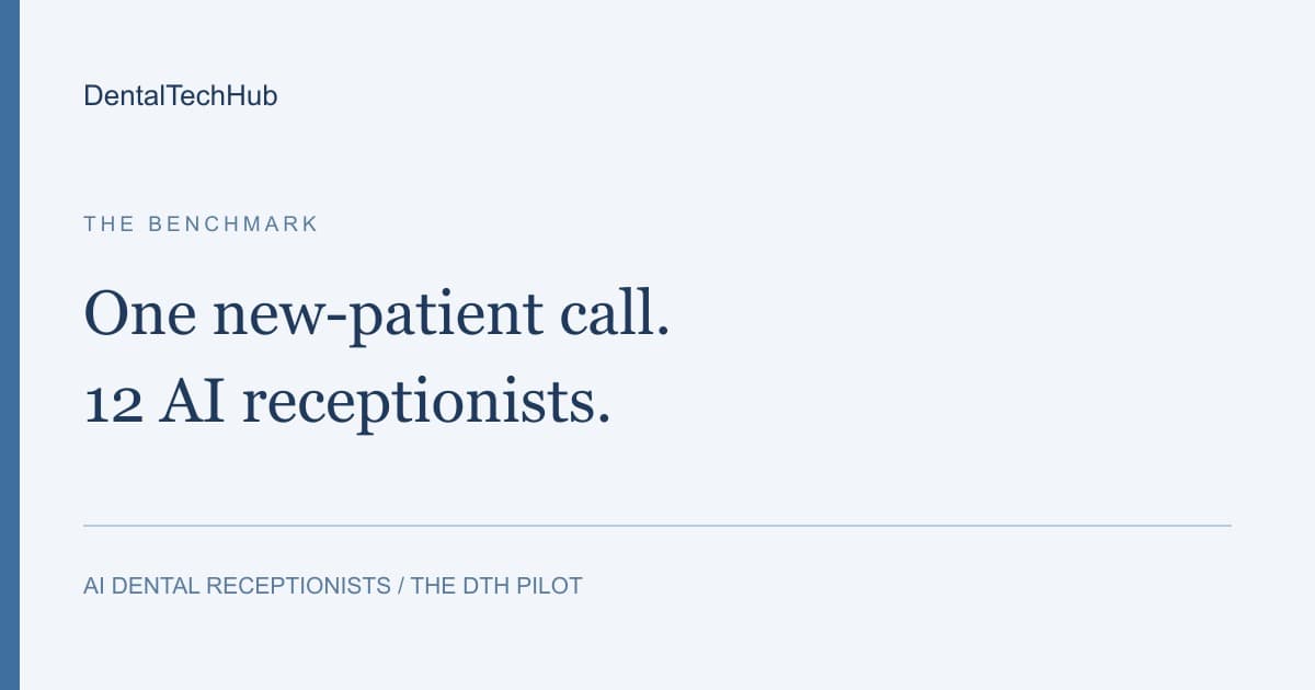 AI Dental Receptionist Benchmark: What Happened on the Same New-Patient Call